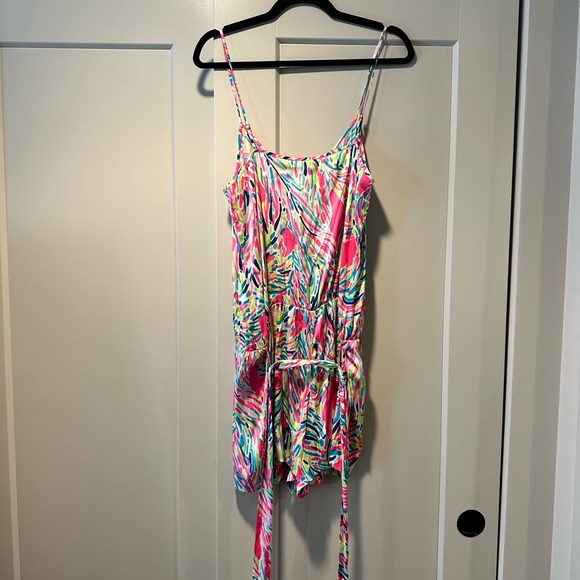 NWT Lilly Pulitzer Deanna Romper in Palm Reader - Picture 5 of 6